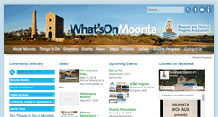 Desktop Screenshot of moontaprogress.org.au